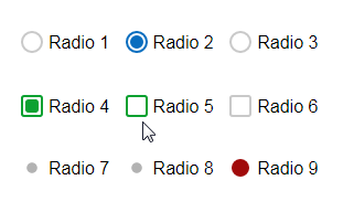 IntegralUI Web - RadioButton, 22.2 - a native Web Component that represents a radio button for Angular, React and Vue