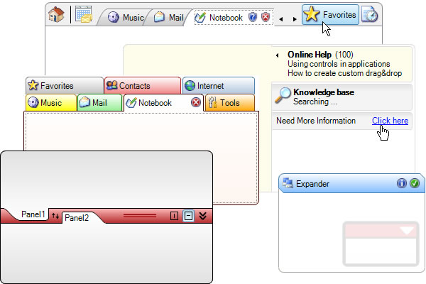 IntegralUI Containers .NET, C# VB