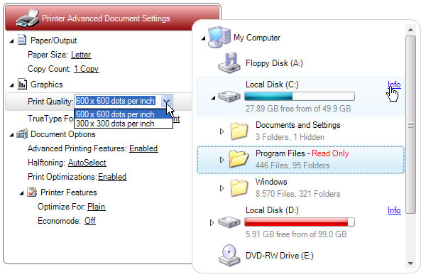 IntegralUI TreeView .NET, C# VB