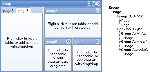 Nested Controls in Docking Windows, Tabbed documents and Table layout for WinForms