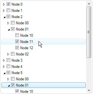 treeview with tri-state checkboxes